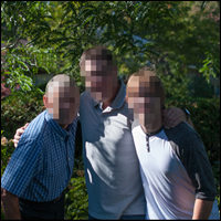 Person removed from group photo.