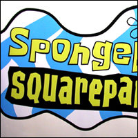 SpongeBob Square Pants logo. Vinyl used: Dark Navy Blue, light blue, white and yellow.